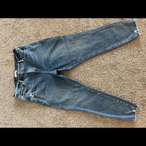 Loft Curvy High Waist Skinny Ankle-Size 32/14